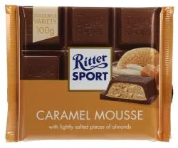 Ritter Sport Caramel Mousse Chocolate 