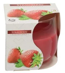 Aura Strawberry Scented Candle