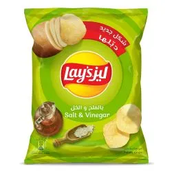 ليز رقائق بطاطس بالملح و الخل