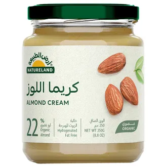 أرض الطبيعة عضوي كريمة اللوز 250 جم