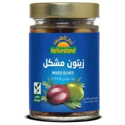 Natureland Organic Mixed Olives In Brine
