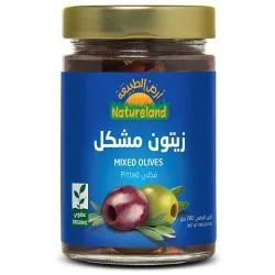 Natureland Organic Pitted Mixed Olives