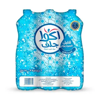 أكوا جلف مياه شرب قليلة الصوديوم