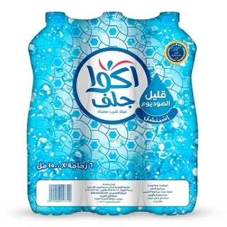 أكوا جلف مياه شرب قليلة الصوديوم