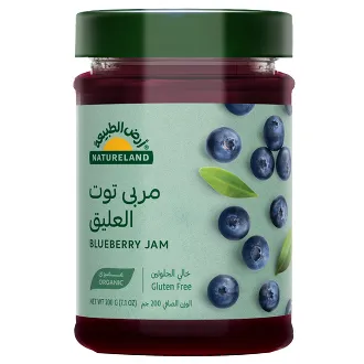 أرض الطبيعة مربى توت العليق العضوي