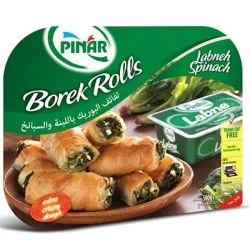 بينار لبنة سبانخ بوريك رولز
