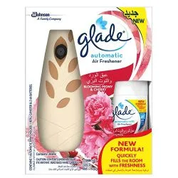 Glade Automatic Holder With Blooming Peony & Cherry Air Freshener