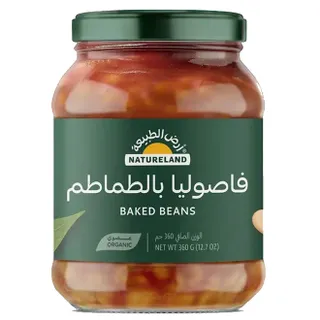 أرض الطبيعة لوبيا مطبوخة بالطماطم