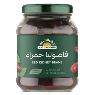 أرض الطبيعة لوبيا حمراء عضوية