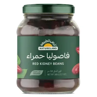أرض الطبيعة لوبيا حمراء عضوية