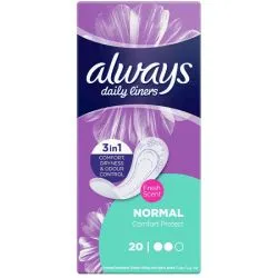 Always Daily Liners Comfort Protect Pantyliners With Fresh Scent