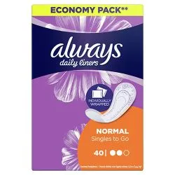Always Fresh Scent Normal Comfort Protect Daily Liner