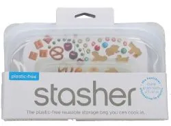 Stasher Plastic Free Clear Snack Bag 