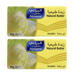 المراعي زبدة طبيعية غير مملحة
