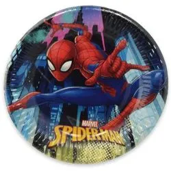 Procos Spiderman Team Up Paper Plates Medium