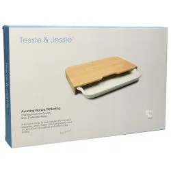 Tessie & Jessie Bamboo Storage With Cutting Board