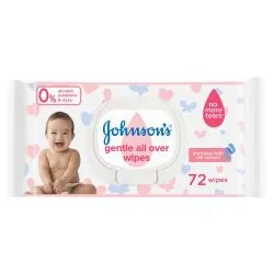 Johnson's Gentle All Over Wipes 72pcs