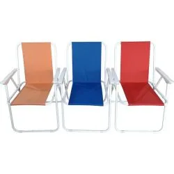 Spring Folding Chair with Oxford Fabric