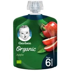 Gerber Organic Apple Puree 90g