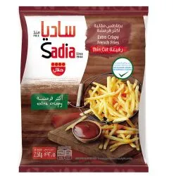 ساديا بطاطس مقلية مقرمشة 6 ملم 2.5 كجم