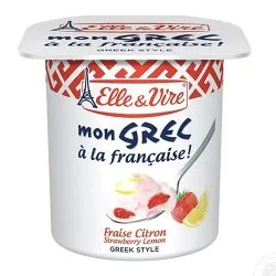 Elle & Vire Mon Grec Dairy Strawberry & Lemon