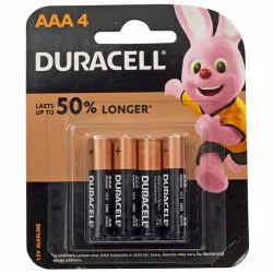 Duracell AAA 4 Alkaline Battery