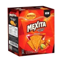 Kitco Mexita Tortilla Chips Hot Chilli And Lime 12x23g
