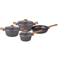 Bernardo Granite Cookware with Wooden Handle Set of 7 Pieces