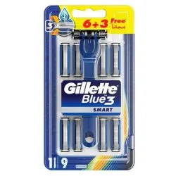 Gillette Blue 3 Smart Disposable Razors 6+3