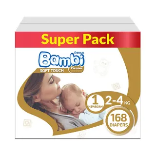 Sanita Bambi New Born Super Pack Size 1 (2-4 kg)