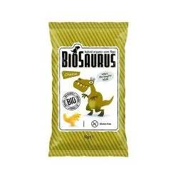 Biosaurus Baked Organic Corn Snacks With Cheese