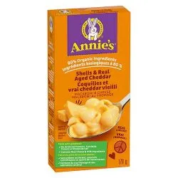 Annie's Organic Shell And Real Aged Cheddar Cheese