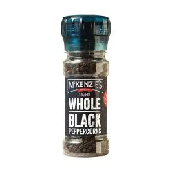 Mckenzies Whole Black Peppercorns