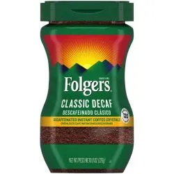 Folgers Decaf Instant Coffee Crystals