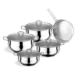 Royal Stainless Steel Cookware 9 Pieces Set