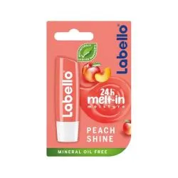 Labello 24H Melt-In Peach Shine Moisturizing Lip Balm