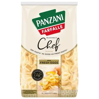 Panzani Chef Farfalle With Fresh Eggs 400g