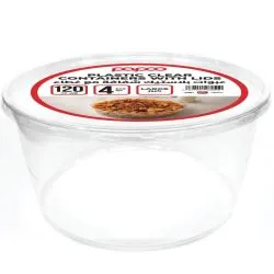 Papco Round Container Lrt 120 With Lid