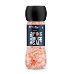 Mckenzie's Himalayan Pink Rock Salt Large Grinder