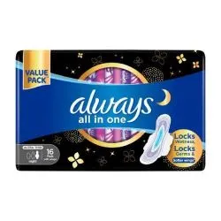 Always All In 1 Ultra Thin Night Pads