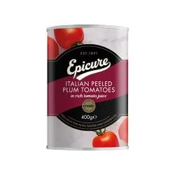 Epicure Italian Peeled Plum Tomatoes
