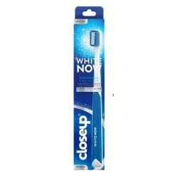 Closeup Tooth Brush White Now Blue