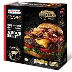 Americana Craves Angus Beef Burger