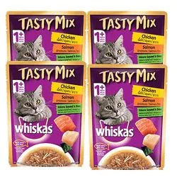 Whiskas Tasty Mix Chicken & Salmon