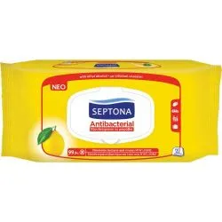 Septona Antibacterial Wet Wipes With Lemon