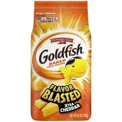 Pepperidge Farm Goldfish Crackers Extra Cheddar 
