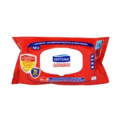 Septona 75% Alcohol Antibacterial Wipes 60pcs