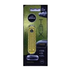Fancy Shapes Aroma Car Polymer Hex Vanilla