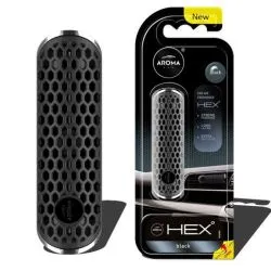 Aroma Fancy Shapes Car Polymer Hex Black