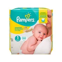 Pampers Premium Protection New Baby Size 1 (2-5 Kg)